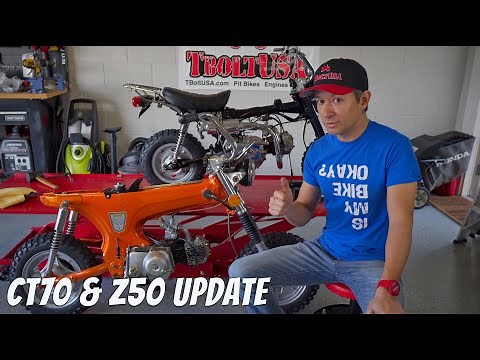 Honda CT70 Gas Tank & Z50J Monkey Exhaust System