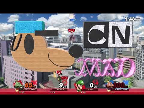 Super Smash Bros Ultimate - Custom Stage: Dog Man Cartoon Network's MAD