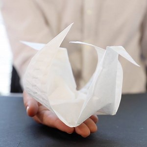 These inflatables fold themselves from flat sheets into complex origami, and could greatly simplify how inflatable structures are made: www.dezeen.com/?p=11024093 | Dezeen