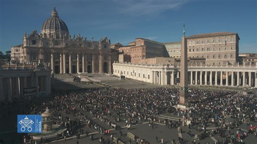 Récitation par le Pape Léon XIV de la prière mariale de l'Angélus, en direct commenté en français. | Vatican News