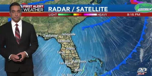 WCJB First Alert Weather Forecast | 11 p.m. Monday
