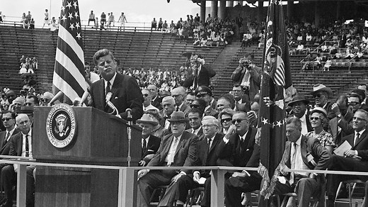 President John F. Kennedy: 'We choose to go to the moon'
