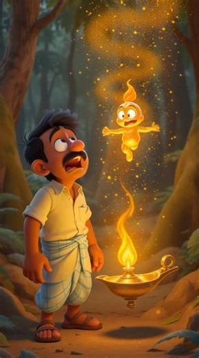 প্রদীপের জিন || #shorts #viral #trending #cartoon #animation #3danimation #ytshorts