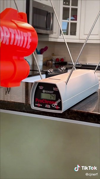 Nerf Fortnite Legendary Tac Shotgun Chronograph Test