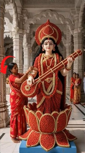 jay maa Saraswati coming soon 🚩🙏 #trendingshorts #bestshorts #saraswatipuja #art #trendingvideo