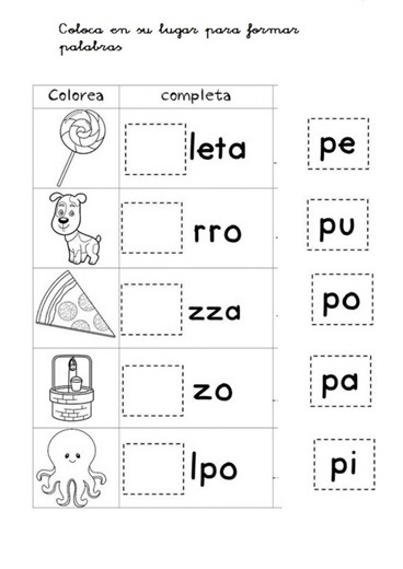 Letra p interactive worksheet