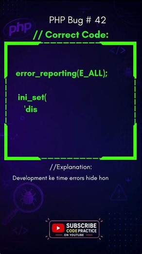 PHP Not Showing Any Errors? Fix It In 30 Seconds! #php #shorts