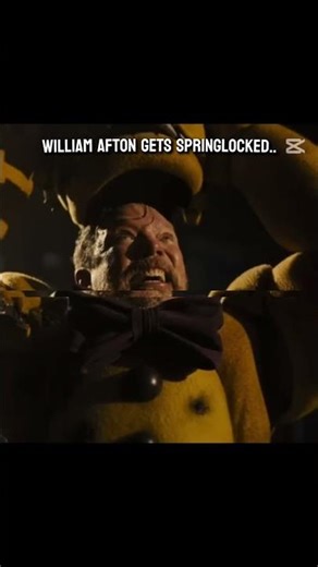 W. Afton gets springlocked.. #fnaf #edit #fnafedit #fnafmovie