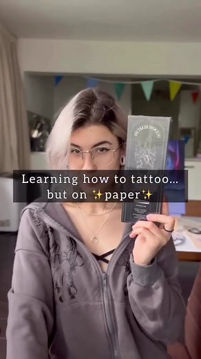 Practice hand motions and learn basic ideas on paper with our ballpoint pen cartridges❤️ Thanks @an_anast_tattoo for the awesome video! #tattoo #tattoos #tattooartist #tattooapprentice PSA this will not teach you how to tattoo skin!! This is a practice tool for basic hand motion, understanding your machine and understanding ideas you would use on skin. | Inlumino Heart Ink