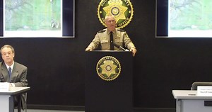 At today's press conference, Sheriff Hanlin delivered remarks following DA Rick Wesenberg's announcement that the officer involved shooting on Saturday, March 9, 2019, was justified. | Douglas County Sheriff's Office