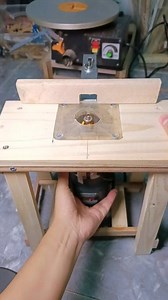 This DIY mini router table looks simple… but wait till you see the result, Follow for more smart DIY tools. #woodworking #fblifestyle #collectibles #woodcraft #giftidea #DIY #HandmadeWithLove | Hin's