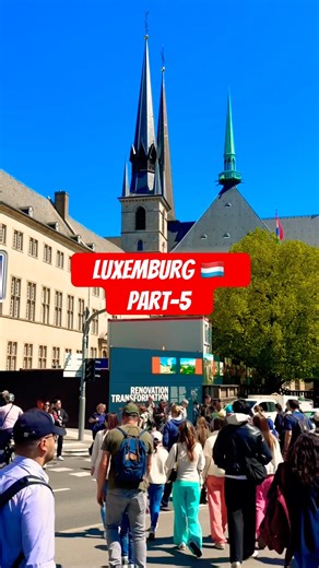Luxemburg 🇱🇺 Walking Through the city #travel #history #germanytourism #viral #shorts