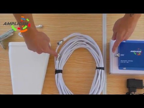 COMO INSTALAR UN AMPLIFICADOR DE COBERTURA DE TELÉFONO MÓVIL