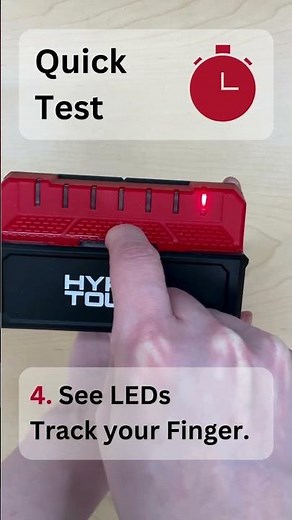 Hyper Tough 7 Sensor Stud Finder - How to Operate