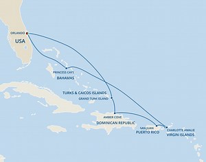 Eastern Caribbean with St. Thomas - Princess (9 Night Roundtrip Cruise from Orlando)