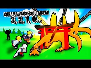 PRECISAMOS DERROTAR A KURAMA ENQUANTO ELA ESTÁ PRESA 😨😨 (Roblox Super Anime Legend)