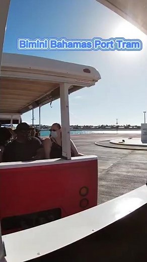 Bimini Bahamas Port: Using the free tram to get around