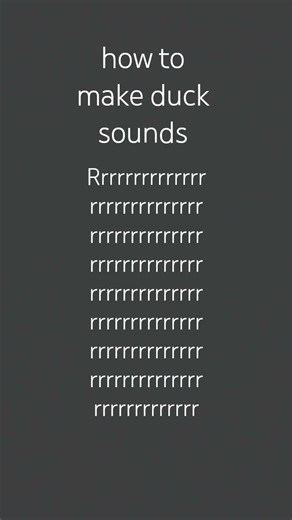 how to make duck sounds