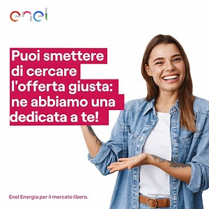 8.2K views · 15 reactions | L’offerta che cerchi è più vicina di quanto pensi. Con l’App Enel Energia, bastano pochi TAP per scoprire tutte le offerte dedicate a te. Scaricala subito  https://bit.ly/FB_App_Offerte | Enel Energia | Facebook