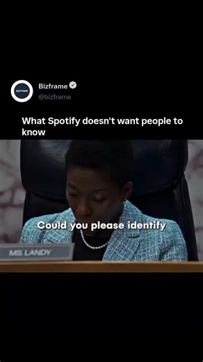 Bizframe | Business Stories on Instagram: "Daniel Ek talks about a noble mission. Spotify shows the math. The stated goal is clear: enable a million artists to live off their music. The outcomes are also clear. A tiny fraction at the top earns millions. The majority earn pennies. In formal hearings, Spotify’s own figures were used against it: many independent artists make around $12 a month from streams. This is not a growth problem. Spotify scaled perfectly. It’s a distribution problem. The pla