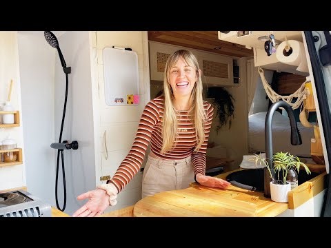 THIS Van Conversion HAS EVERYTHING 🤯 Detailed Tour of LUXURY CAMPER w/ UNIQUE PULL-OUT PANTRY 🚐