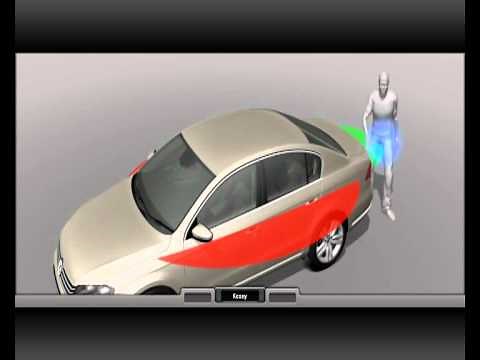 Volkswagen Passat Animation Keyless Access and Easy Open