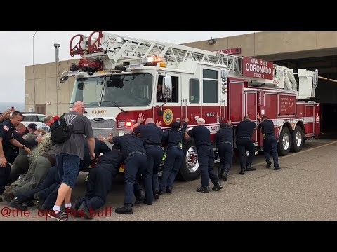 Federal Fire San Diego Push In for New Truck 11