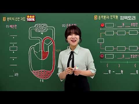 [중2 과학] 혈액의 순환 과정 '온몸순환' - 온리원 안현정 선생님