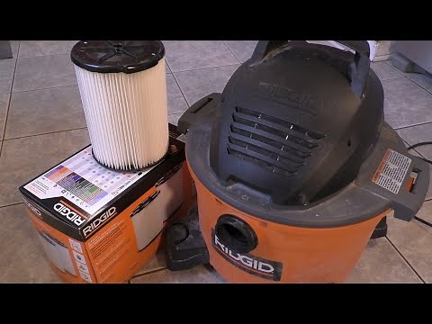 How to Replace a RIDGID Shop Vac Filter