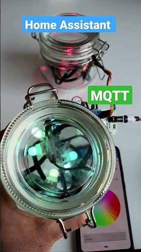 Home Assistant RGB LED strips with MQTT and ANAVI Miracle Controller #shorts