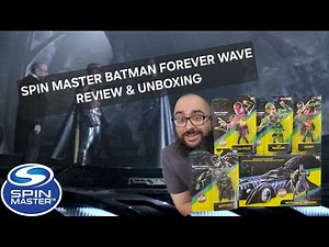 *NEW* Spin Master Batman Forever Retro Collection Wave Review & Unboxing