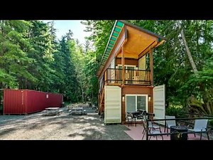 Shipping Container Home with Deck & Fire Pit, Carbonado, Washington, United States