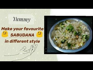 Sabudana recipe 😋|Very easy to make |Different method 👍