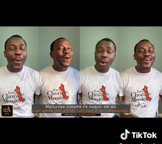 Ewe Chorale Music: Agye wose obia mba wanim