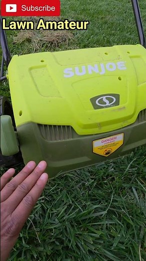 SunJoe Lawn Dethatcher Explained Pt1