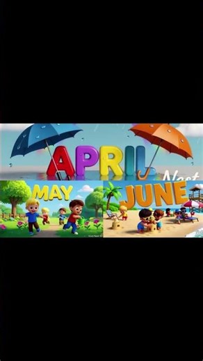 Months of the Year Song | Vivid Nest 3D