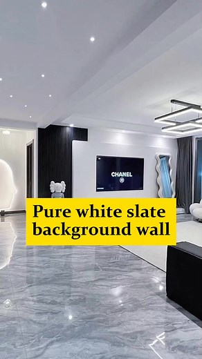 Black and white gray background wall. #interiordesign #wallpanelling #backdropdecoration #walldecor #homedecorideas #wallboard #wallboards #wallpaper #decorationdesign #decorationboards #decoration_ideas #walldecoration #decoration #decor #deco #wallpanelling #homeimprovement #renovation #harmercoverings | Harmercoverings