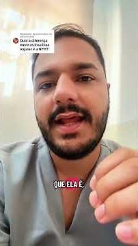 A diferença entre as insulinas regular e NPH