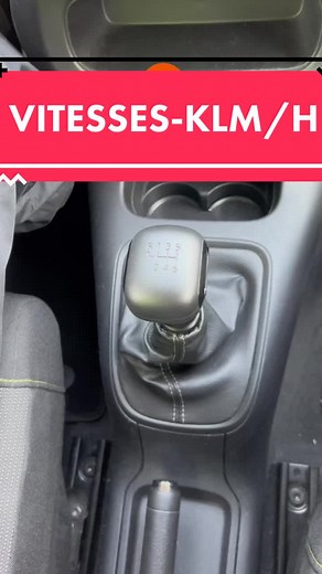 Passage des vitesses selon l’allure