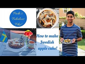 How to make Swedish apple cake, "Äppelkaka"!