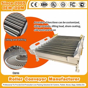 [Hot Item] Automatic Motoried in Line Gravity Roller Turntable Roller Conveyor for Pallet Loading/Cartons/Boxes/Bags/Bottles