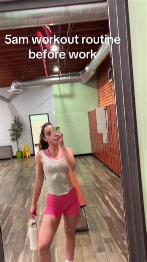 5am gym routine. Program by @kierstenyusi_ #gym #morningroutine #workout #lifting #5am