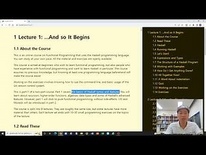 haskell mooc part1 lecture1 1 1 And so It Begins