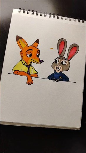 “Zootopia Characters Drawing 🎨 So Cute & Satisfying!”