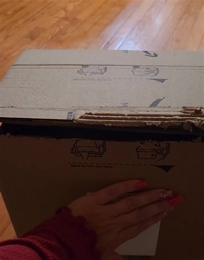 What's in the box???!!! #whatsinthebox #Bruce #box #boy #orange