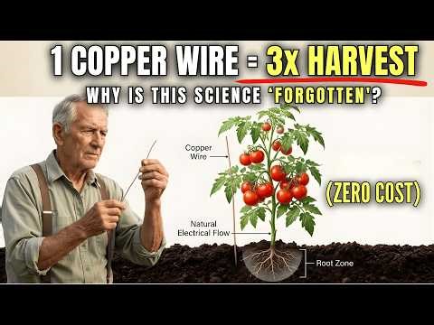 One Copper Wire Triples Your Harvest — Why Is This Science "Forgotten"?