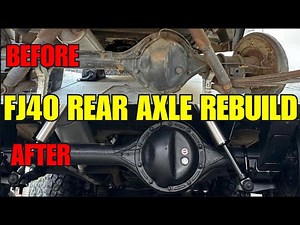 FJ40 Rear Wheel Bearing DIY! Plus Rear Axle Rebuild!! | #Tiger40 Project Part 9