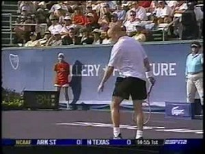 Schuttler vs Agassi Masters Cup 2003