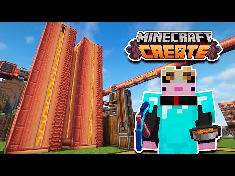 ✅Conseguí LAVA INFINITA en minecraft survival CREATE MOD