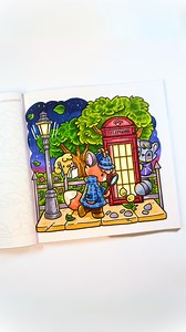 104K views · 1.8K reactions | ‍♂️ Detective Pursuit | Cozy Europe Coloring Book by Jade Summer There’s something fishy by the telephone booth—and someone’s spying! Time for a little late-night investigating! ☎️️‍♂️ Colored with Ohuhuart alcohol markers and other supplies. #coloring #coloringbook #coloringpages #colorwithme #relaxingcoloring #satisfyingcoloring #jadesummer #jadesummercoloringbook | Jade Summer Coloring Books | Facebook